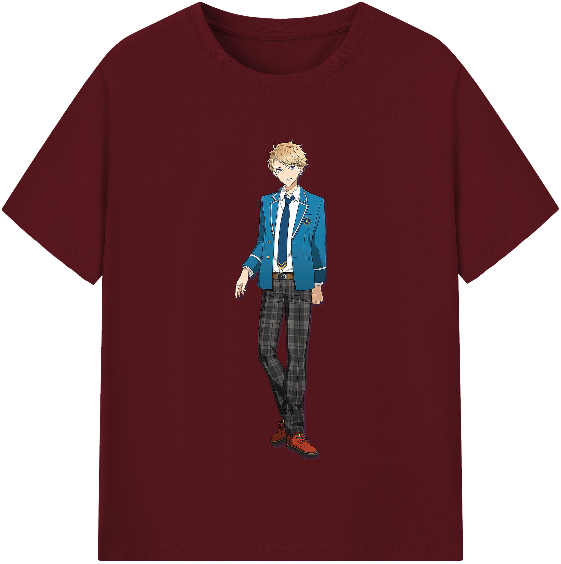 （画像用） あんさんぶるスターズ! Ensemble Stars 綿100％半袖Tシャツ（フロントプリント）